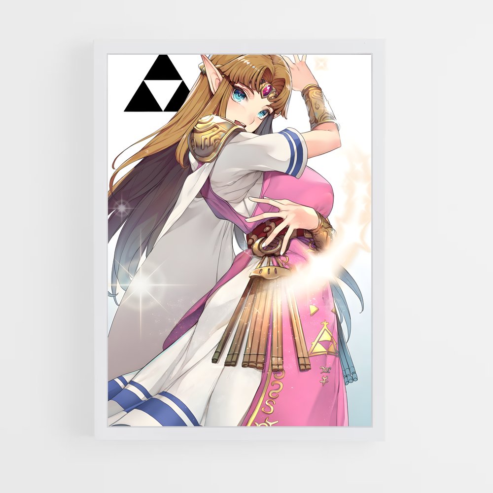 Poster La Princesse Envoûtante – affiche Zelda (vue 3)